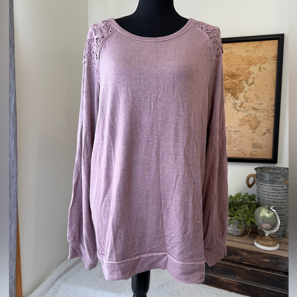 Knox Rose purple sweater